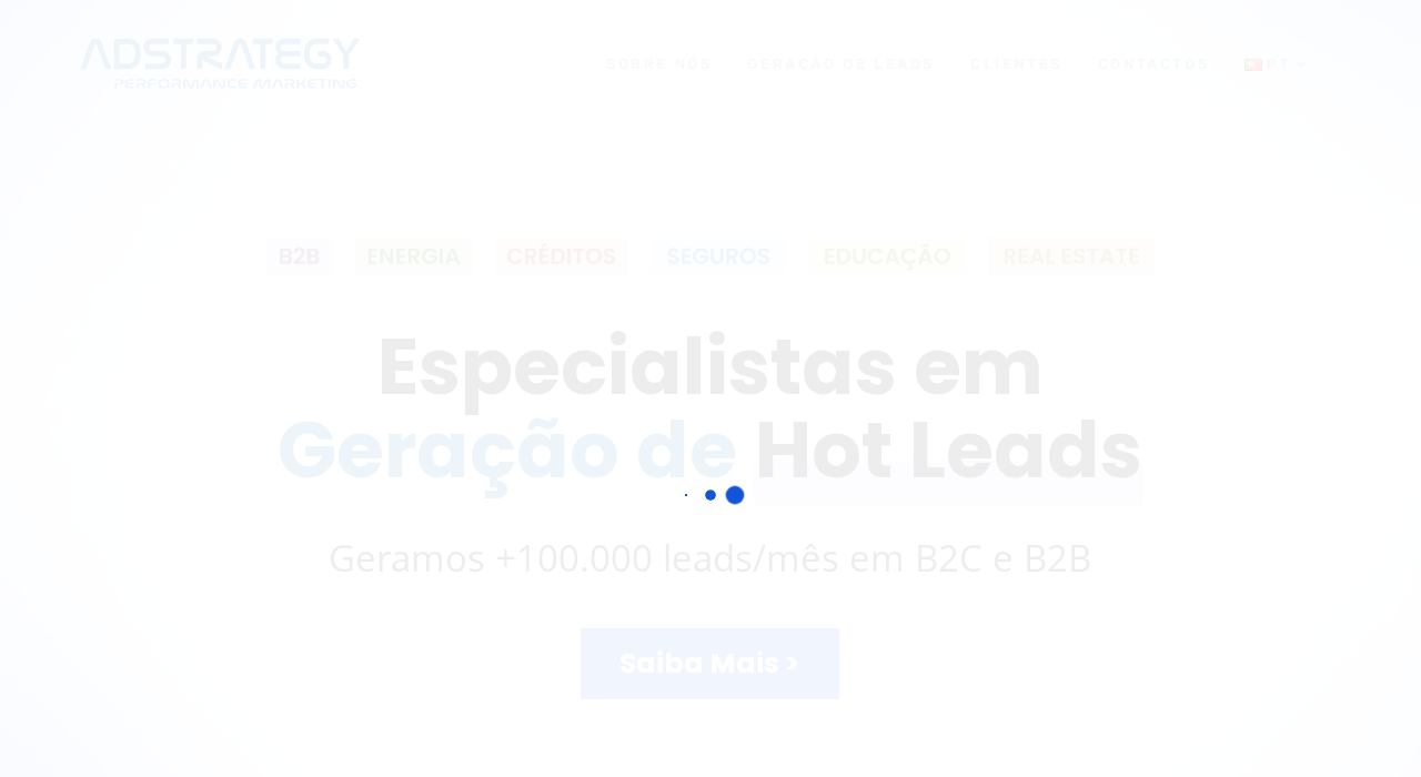 Captura de la web de Adstrategy