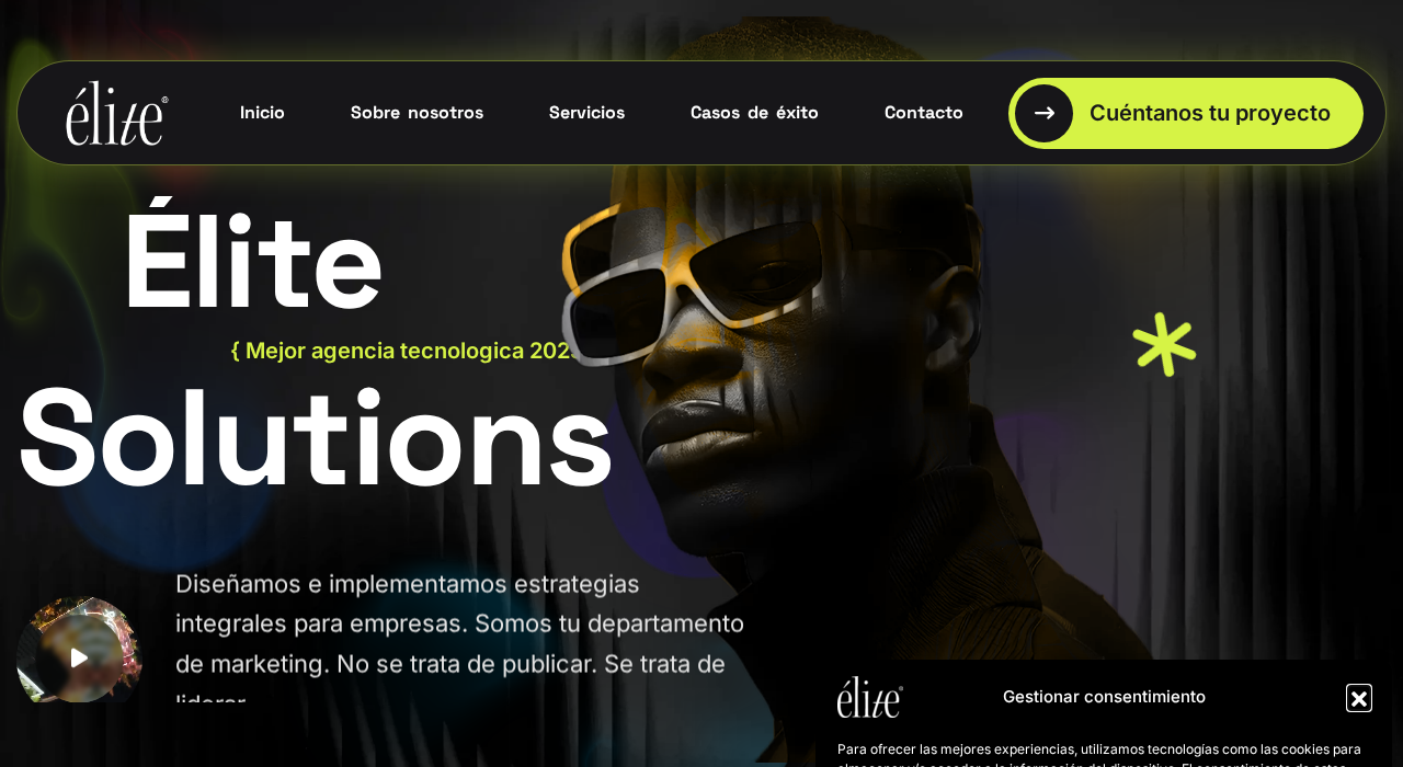 Captura de la web de agencia-marketing-elite