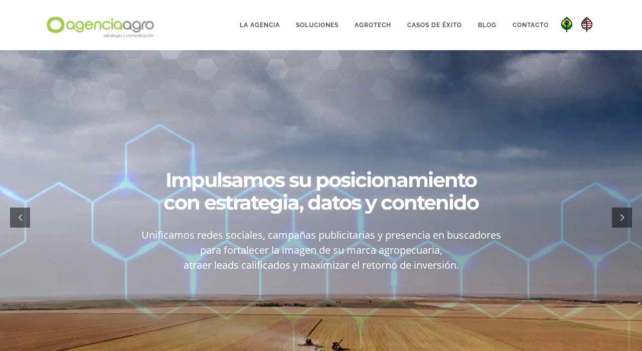 Captura de la web de AgenciaAGRO