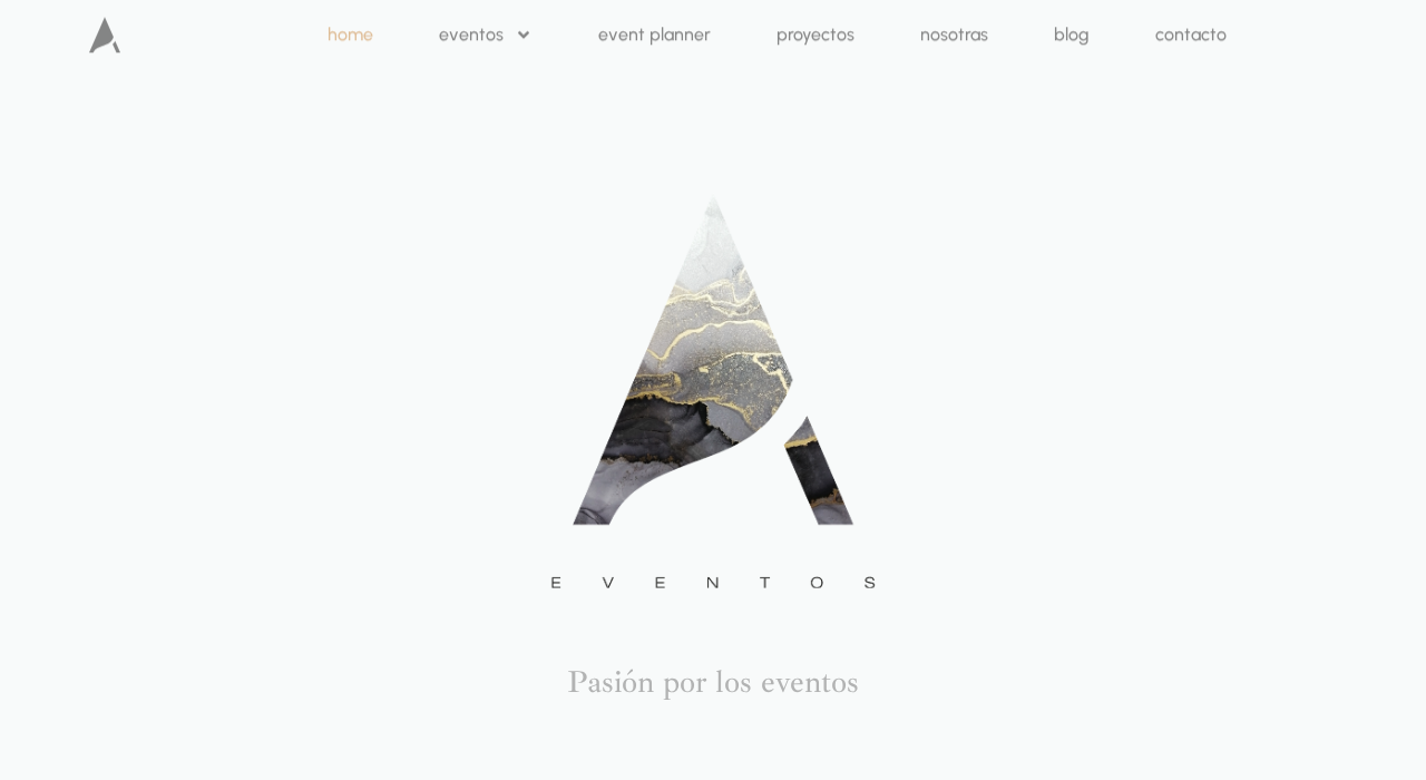 Captura de la web de Andrómeda Eventos