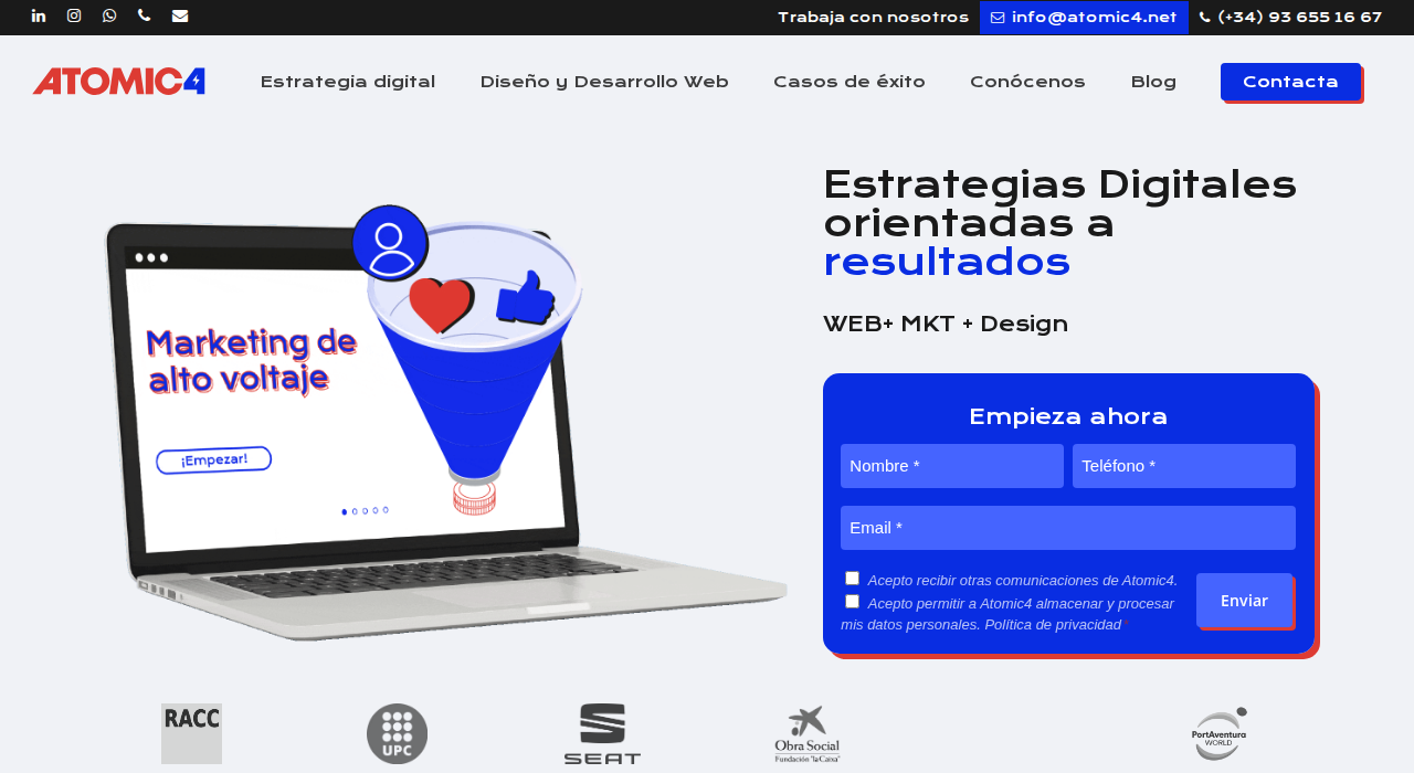 Captura de la web de atomic4