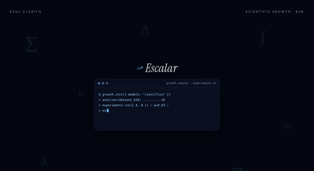 Captura de la web de Azul Clarito
