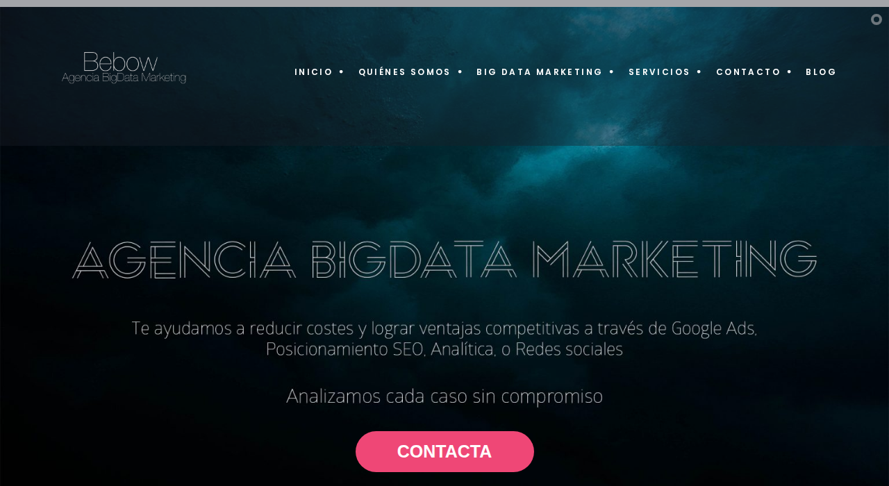 Captura de la web de Bebow
