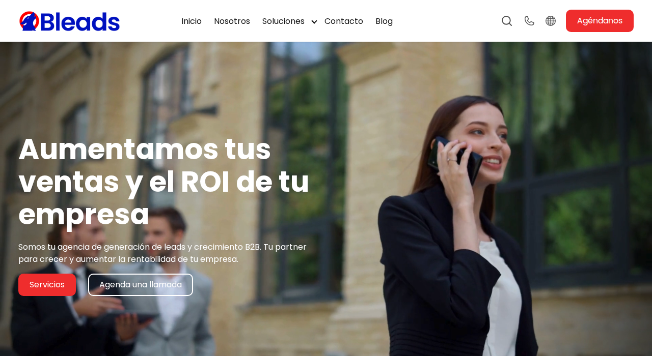Captura de la web de Bleads