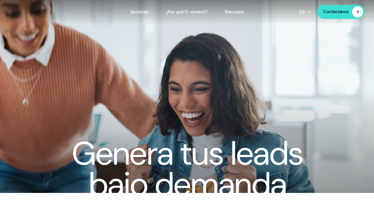 Captura de la web de c-onnect