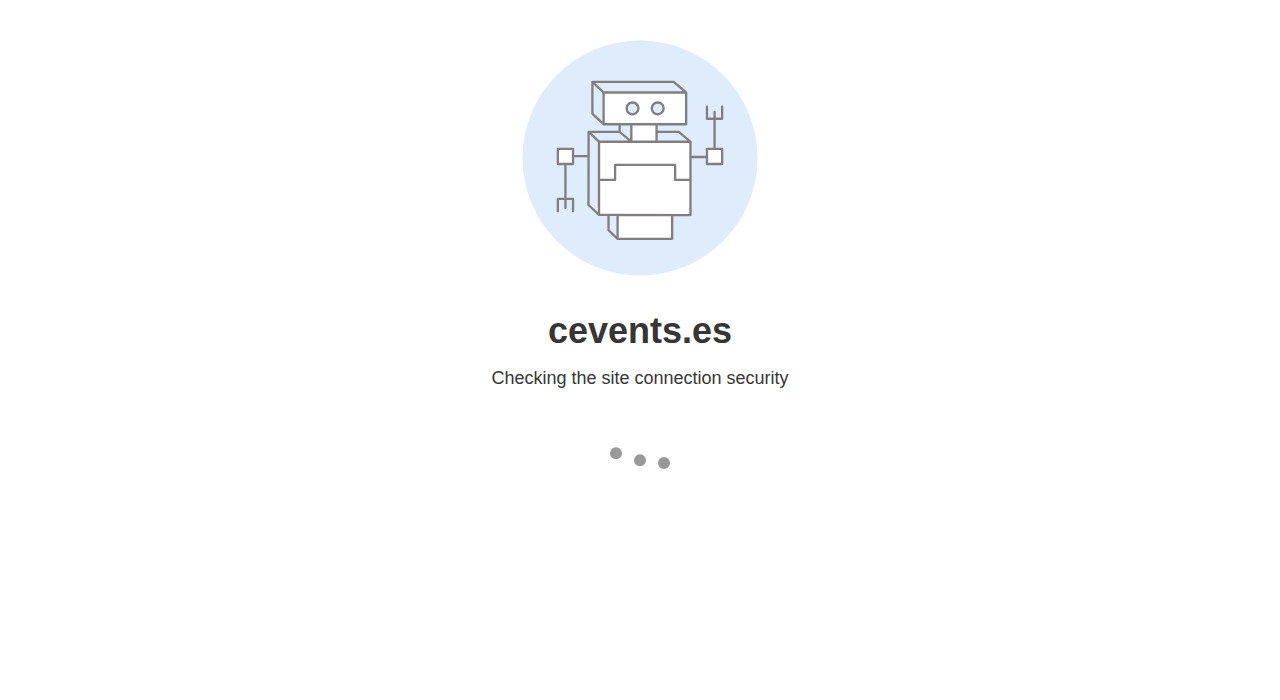Captura de la web de Cevents