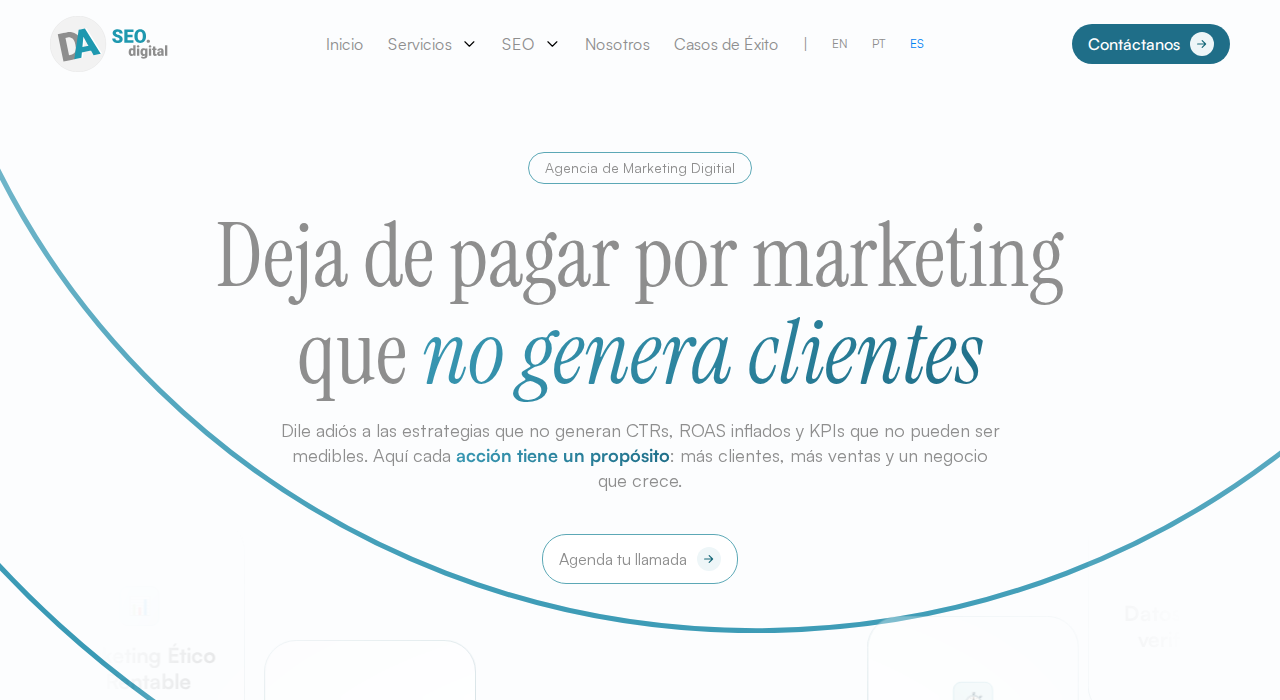 Captura de la web de DA SEO Digital