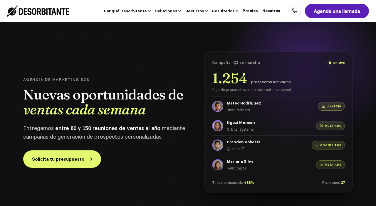 Captura de la web oficial