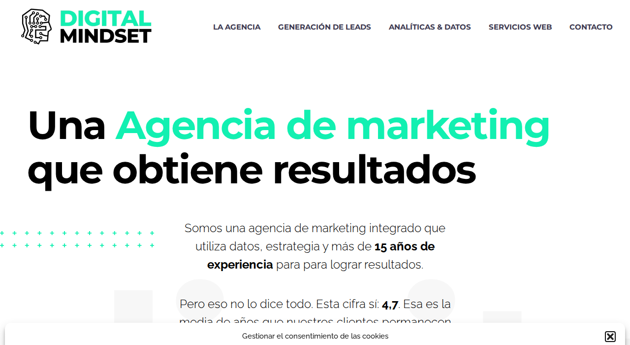 Captura de la web de digital-mindset