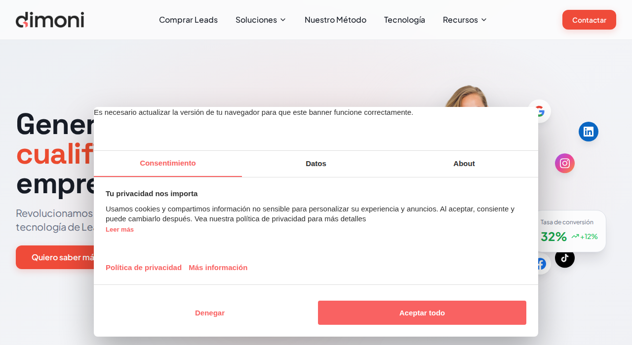 Captura de la web de Dimoni