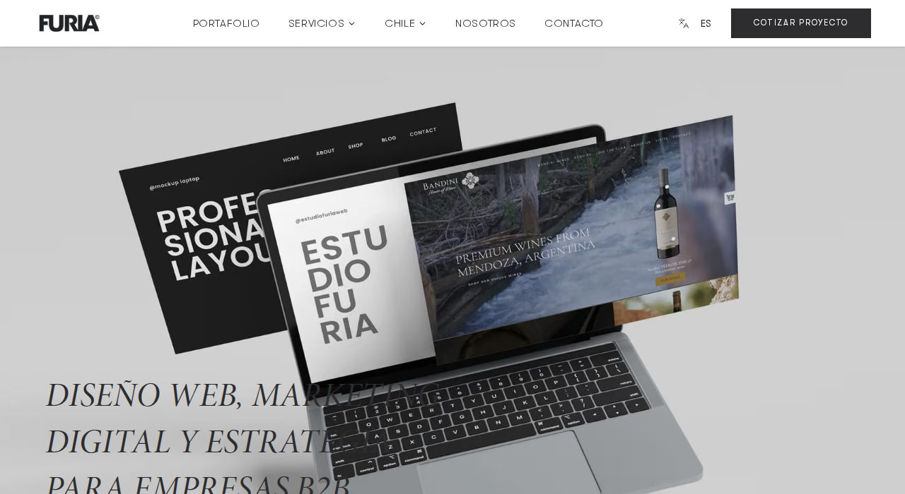 Captura de la web de Estudio Furia