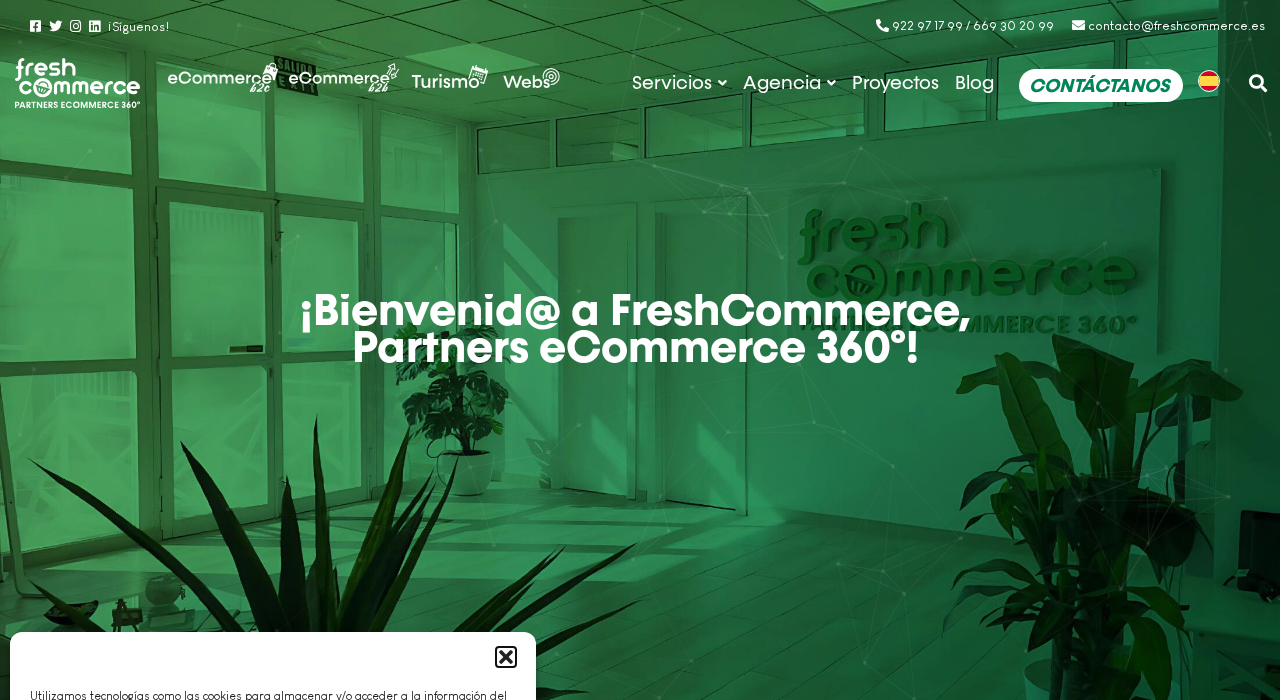 Captura de la web de freshcommerce
