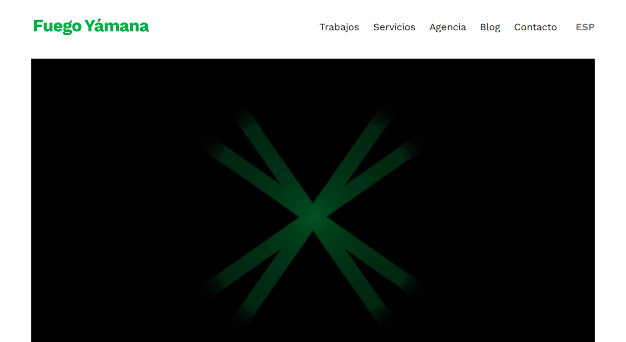 Captura de la web de Fuego Yámana