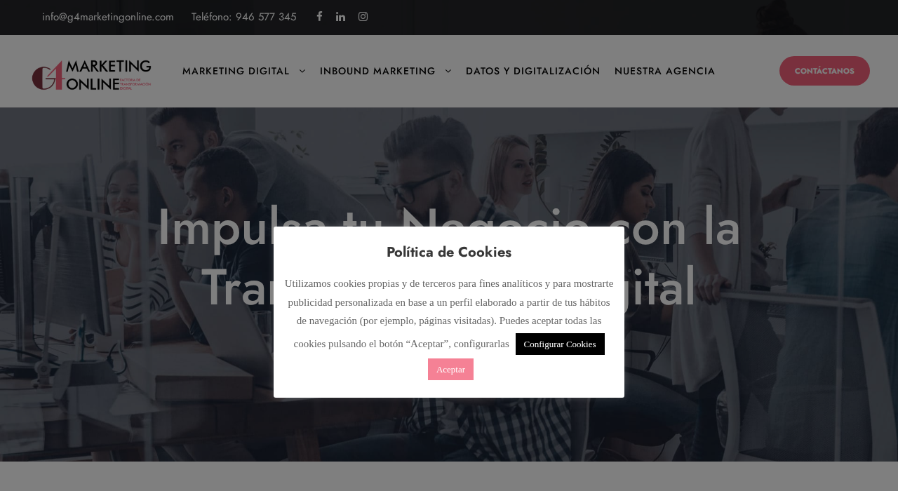 Captura de la web de g4-marketing