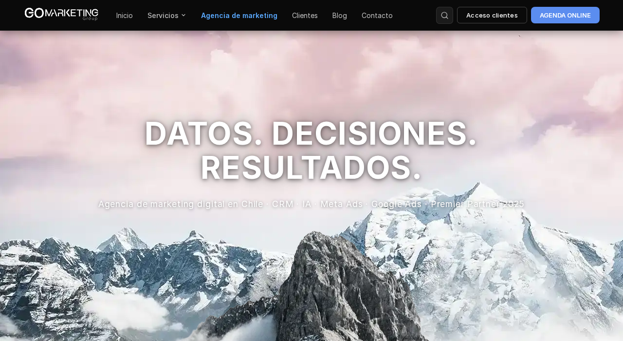 Captura de la web de Go Marketing