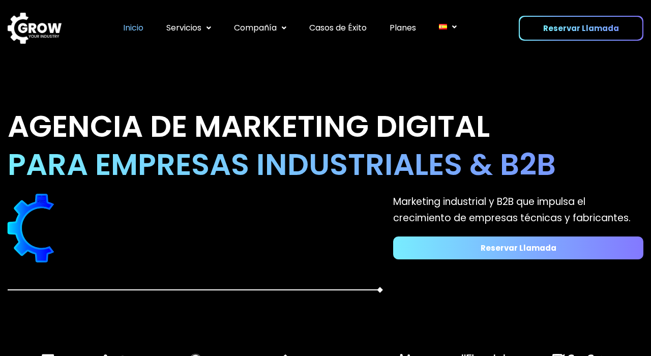 Captura de la web de Grow Your Industry