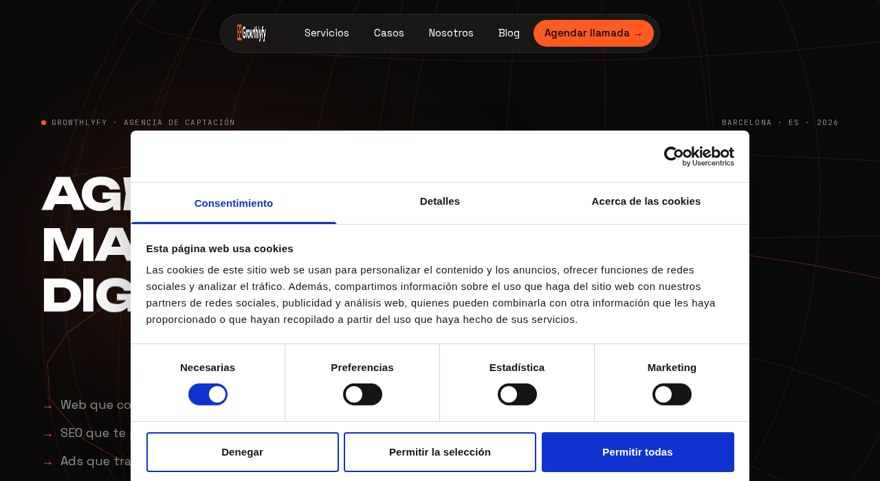 Captura de la web de Growthlyfy