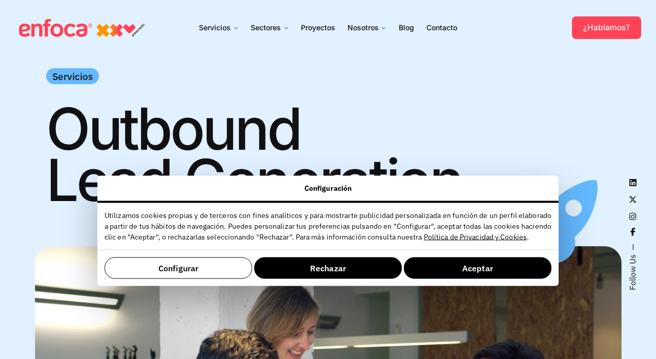 Captura de la web de Grupo Enfoca