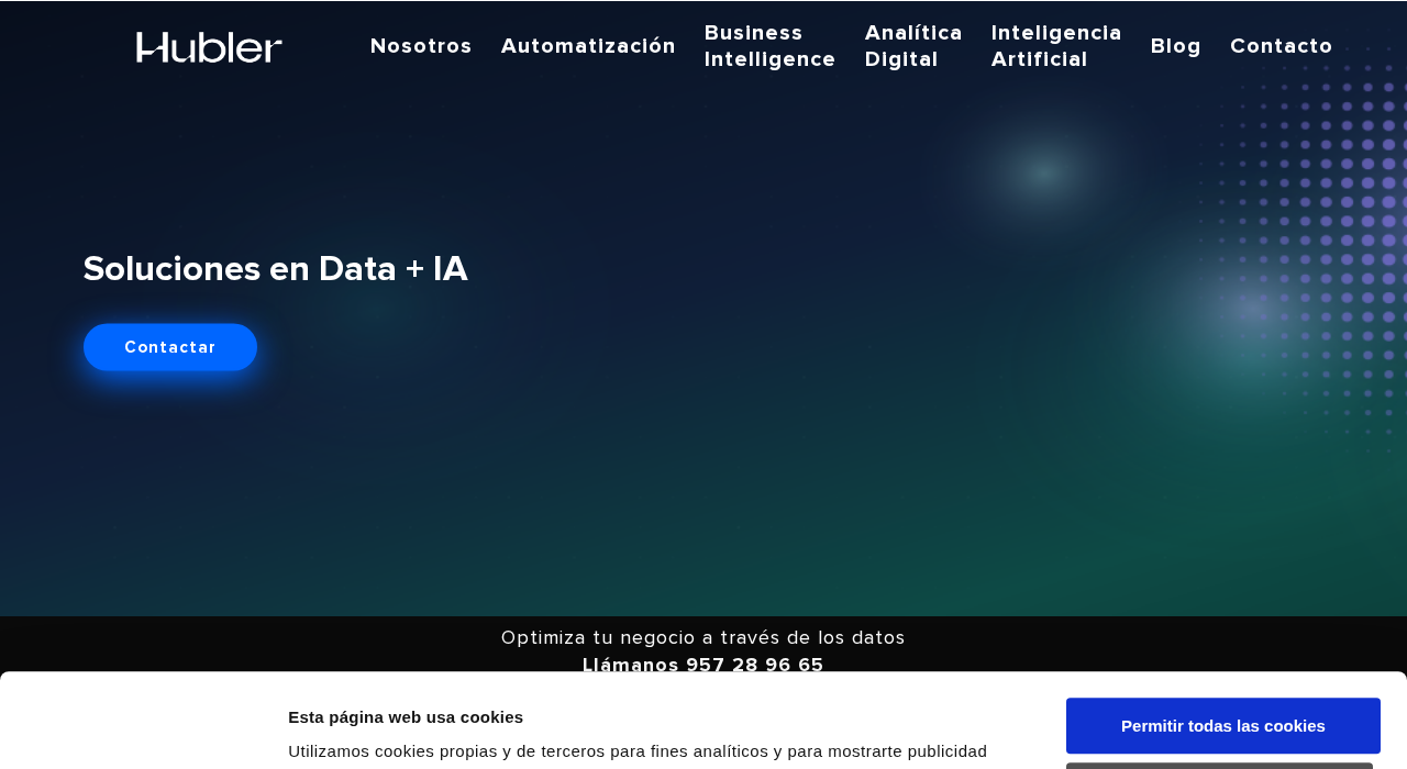 Captura de la web de Hubler