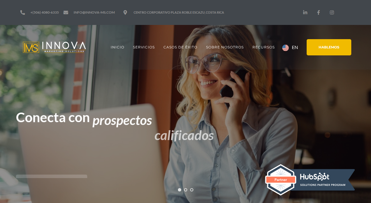 Captura de la web de Innova MS