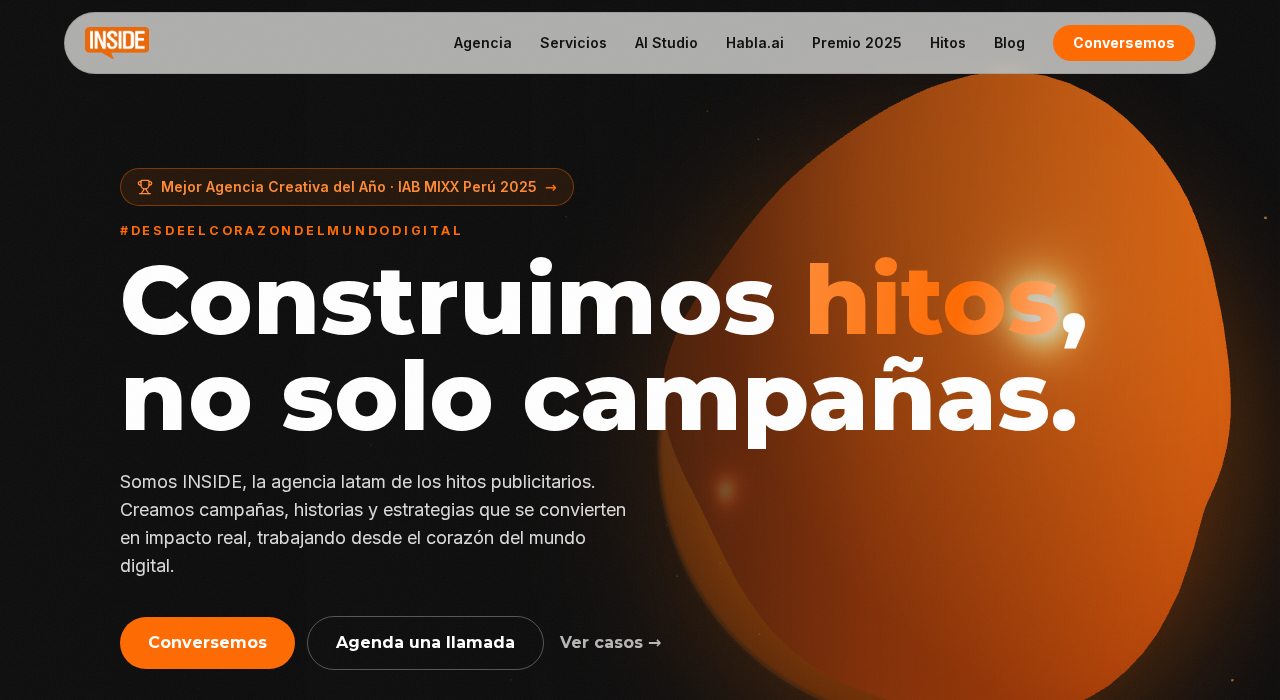 Captura de la web de INSIDE