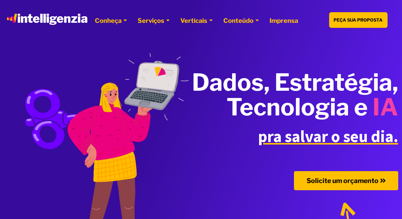Captura de la web de Intelligenzia