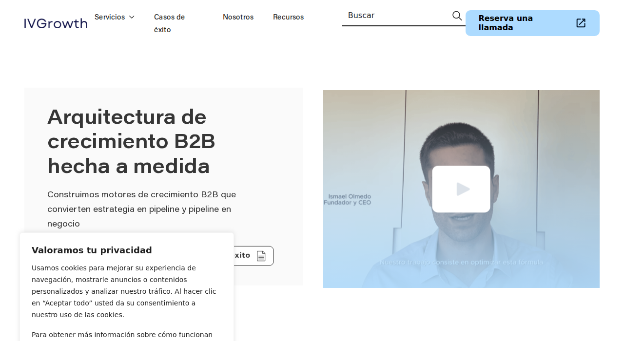 Captura de la web de IVGrowth