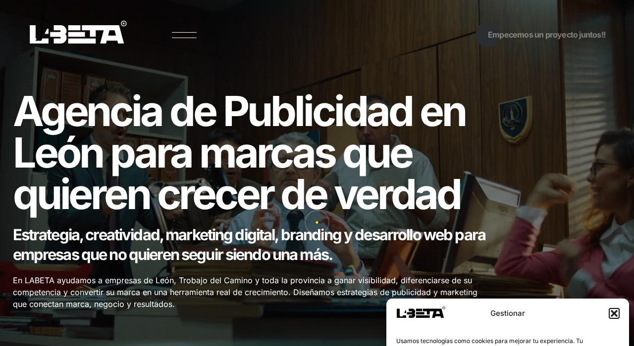 Captura de la web de Labeta