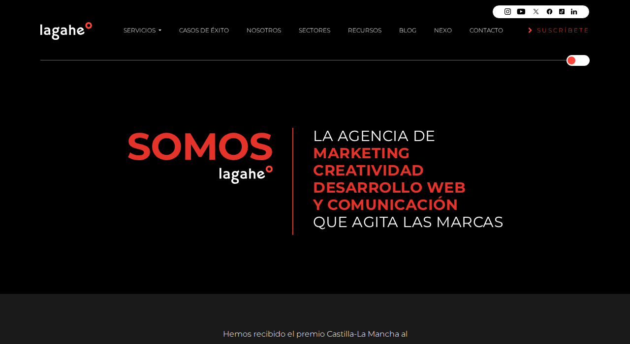 Captura de la web de Lagahe