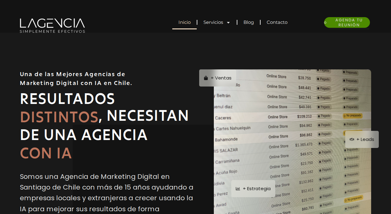 Captura de la web de LaGencia