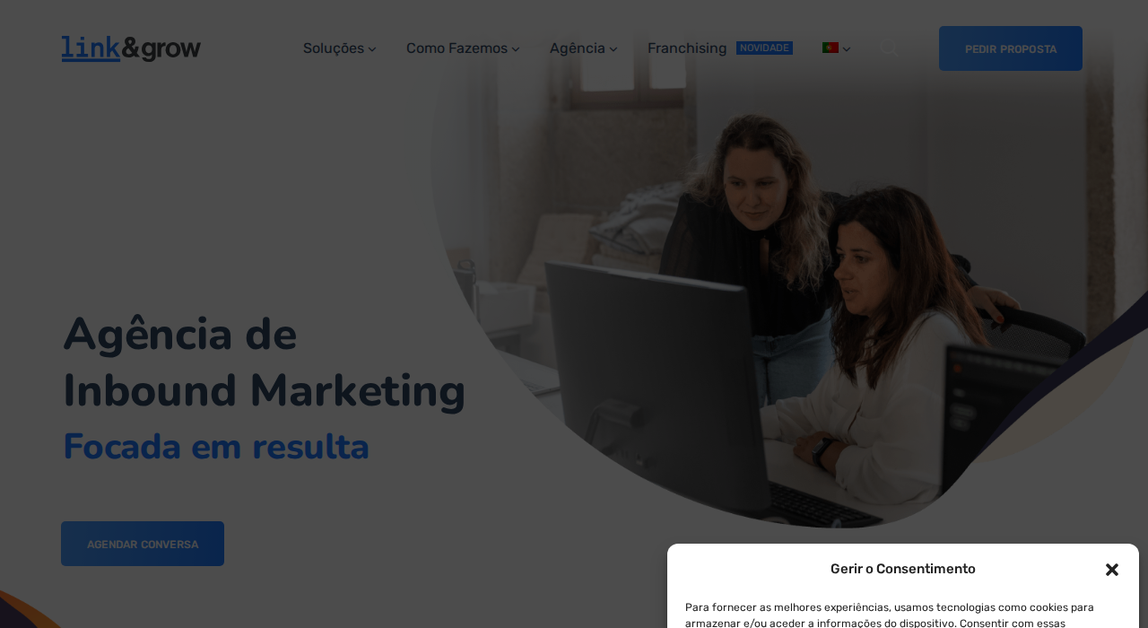 Captura de la web de Link&Grow