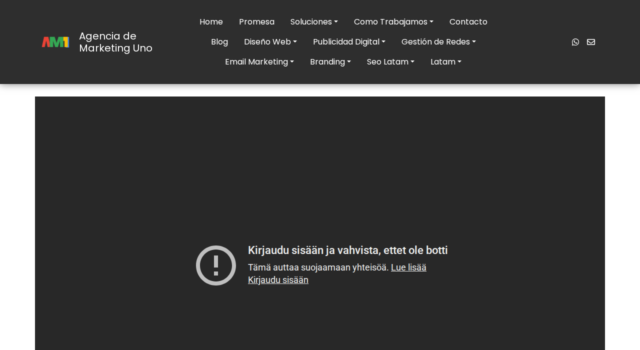 Captura de la web de Marketing Uno