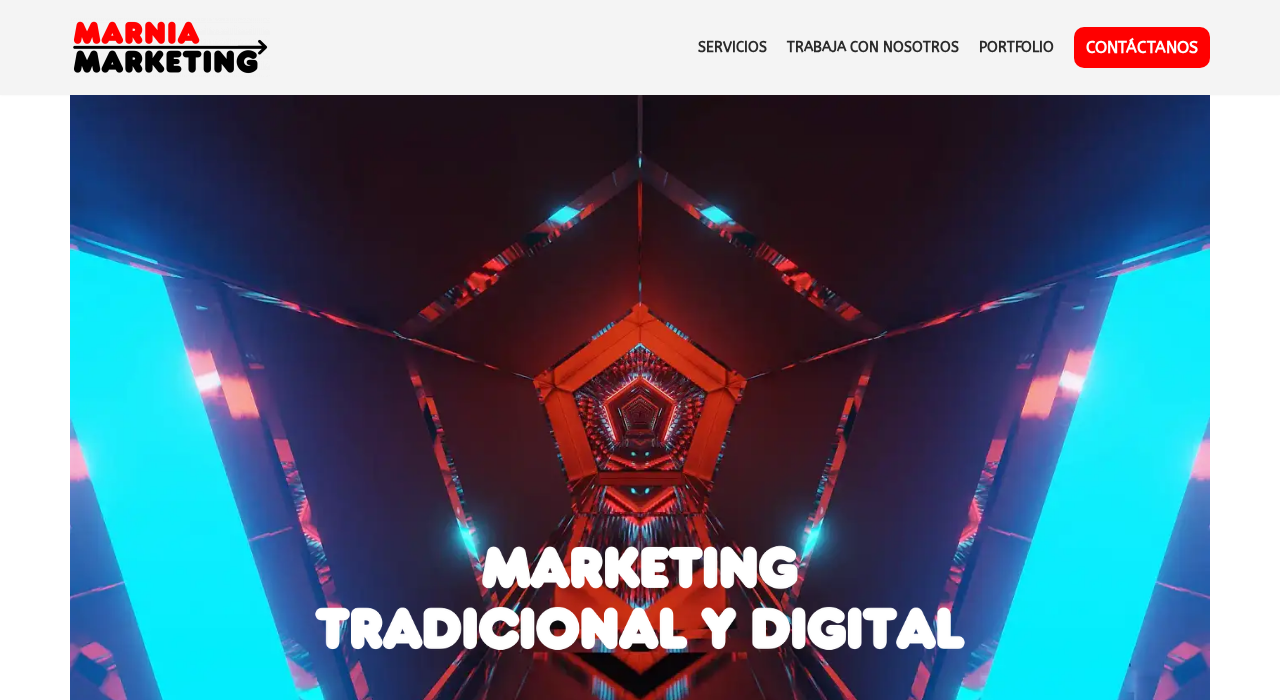 Captura de la web de Marnia Marketing