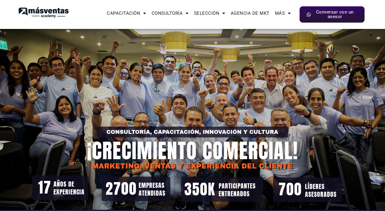 Captura de la web de Másventas