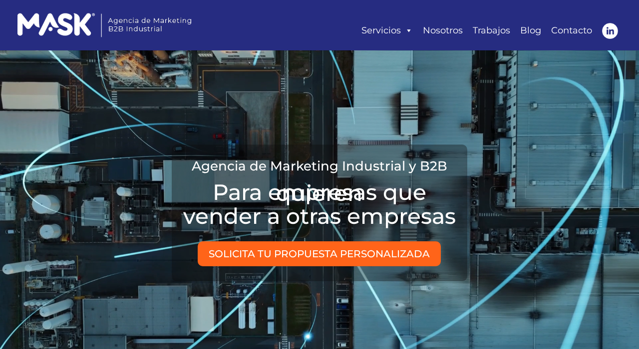 Captura de la web de mask-comunicacion