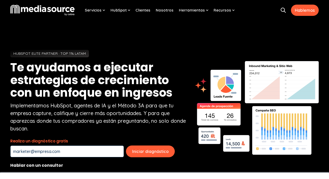 Captura de la web de mediasource