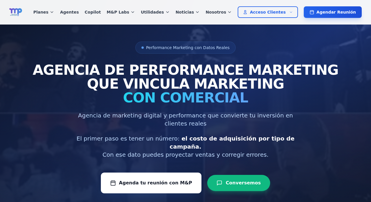 Captura de la web de Muller y Pérez