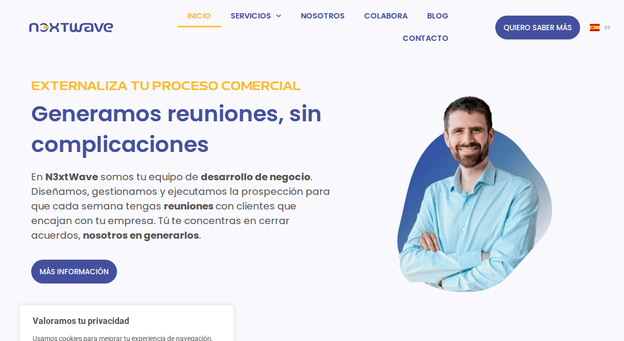 Captura de la web de N3xtWave