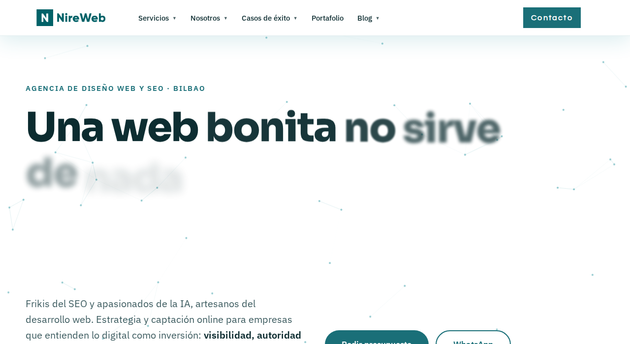 Captura de la web de nireweb
