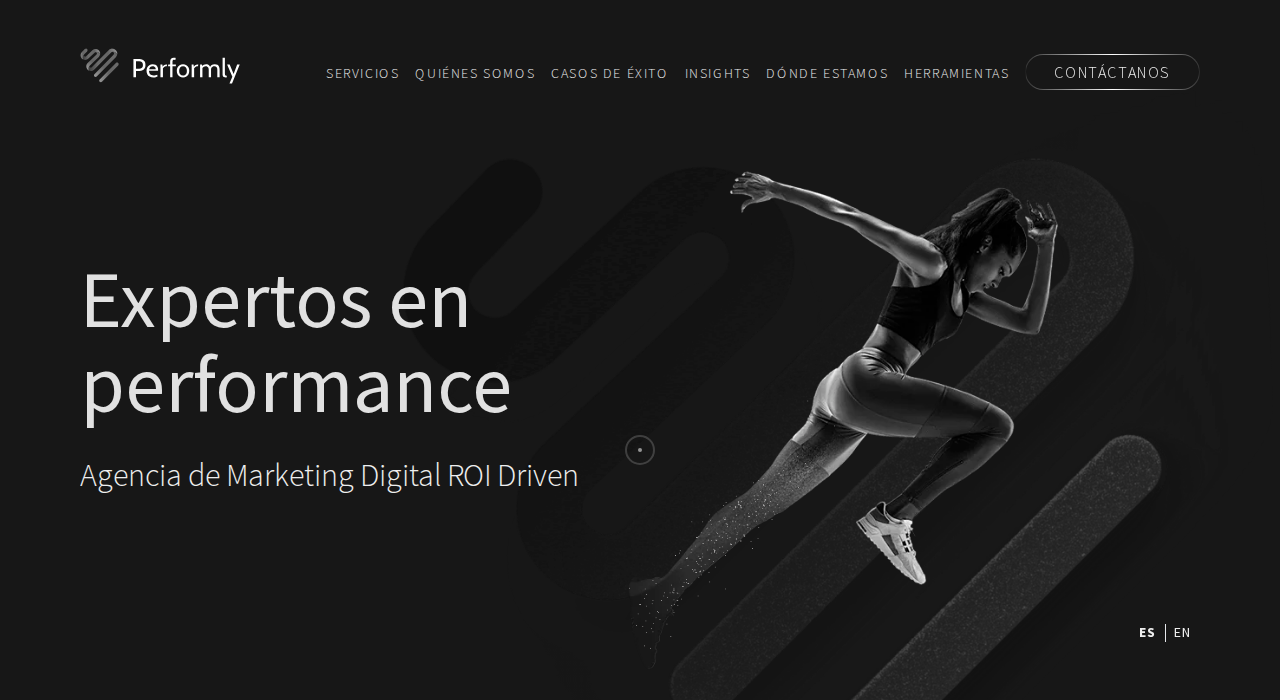 Captura de la web de perform-ly