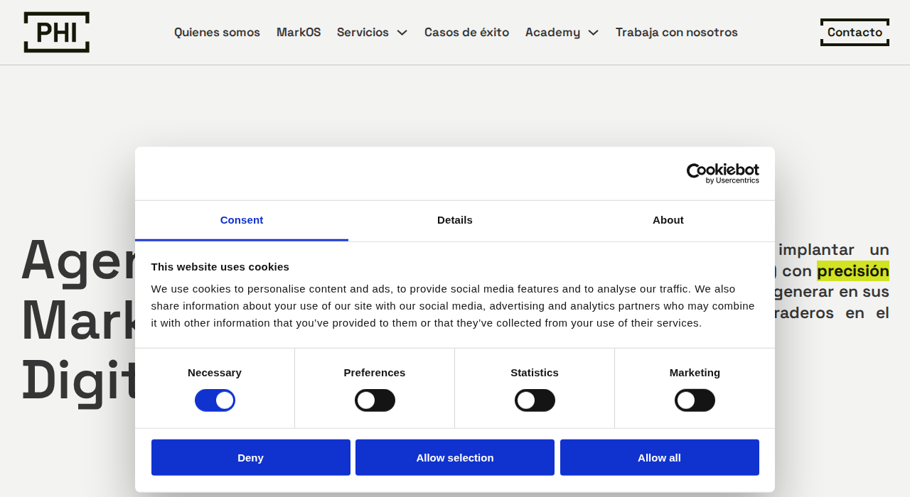 Captura de la web de phi-antes-la-caja-company