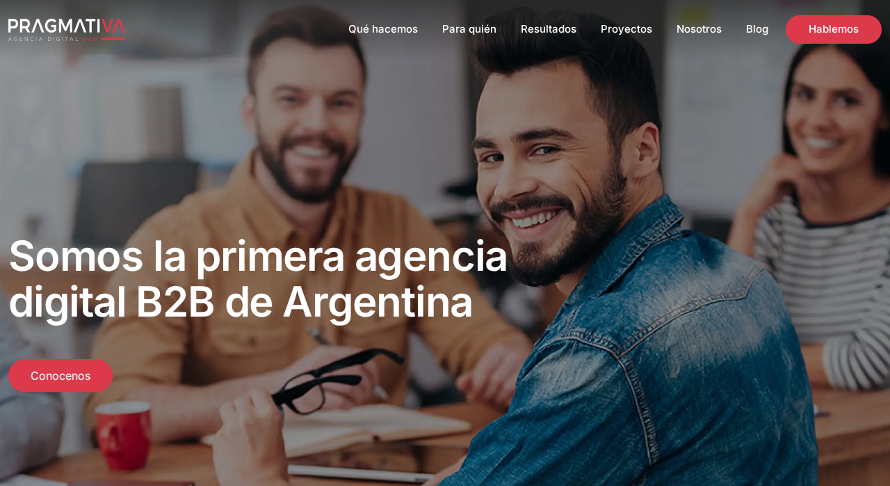 Captura de la web de Pragmativa