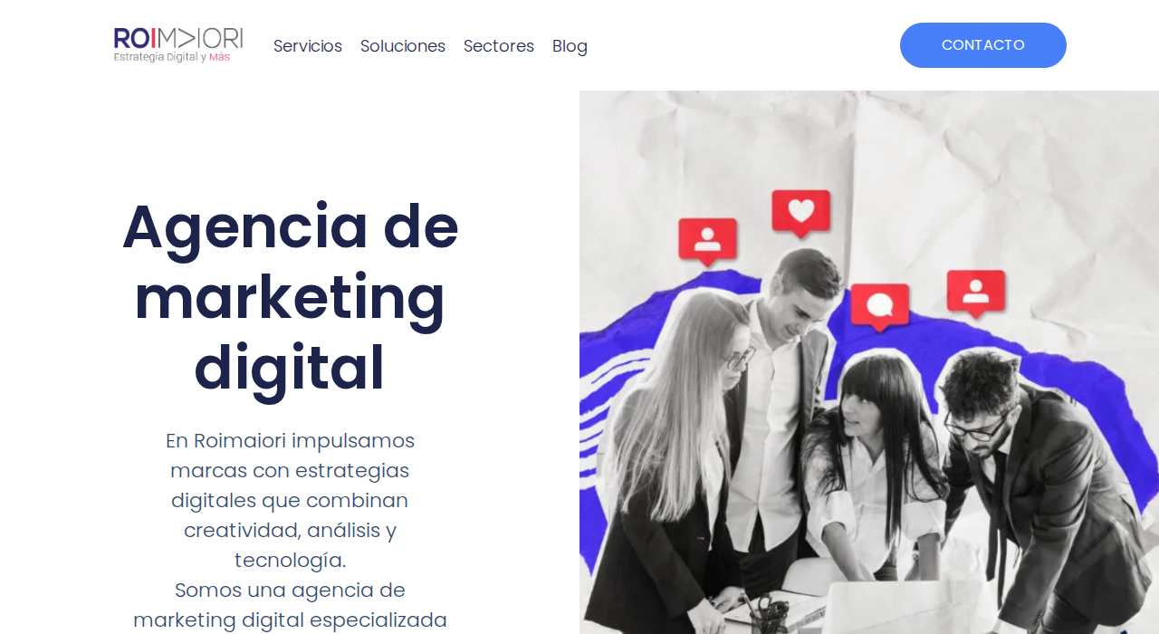 Captura de la web de Roimaiori