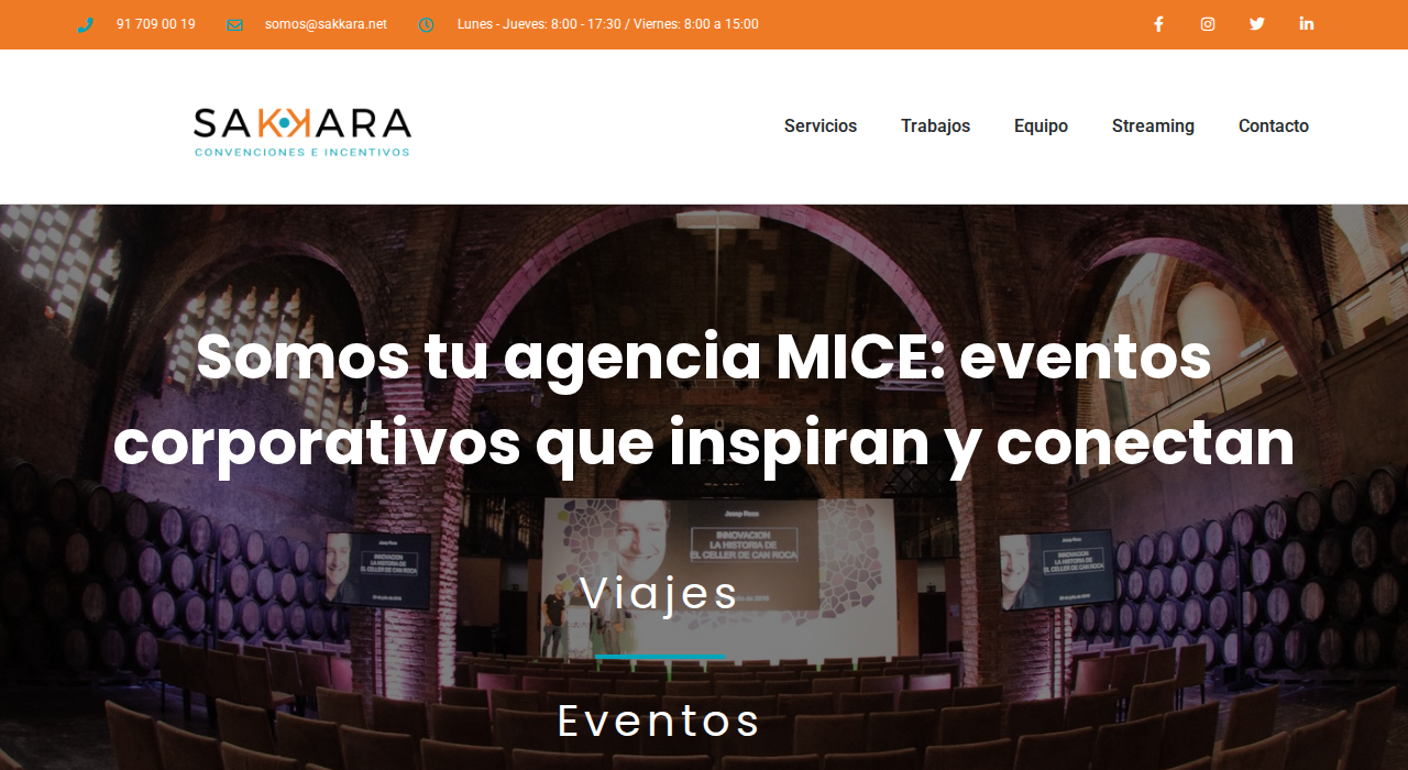 Captura de la web de Sakkara