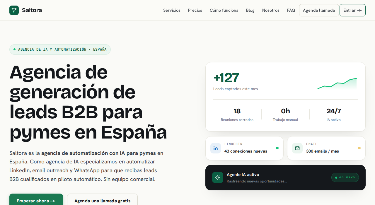 Captura de la web de saltora