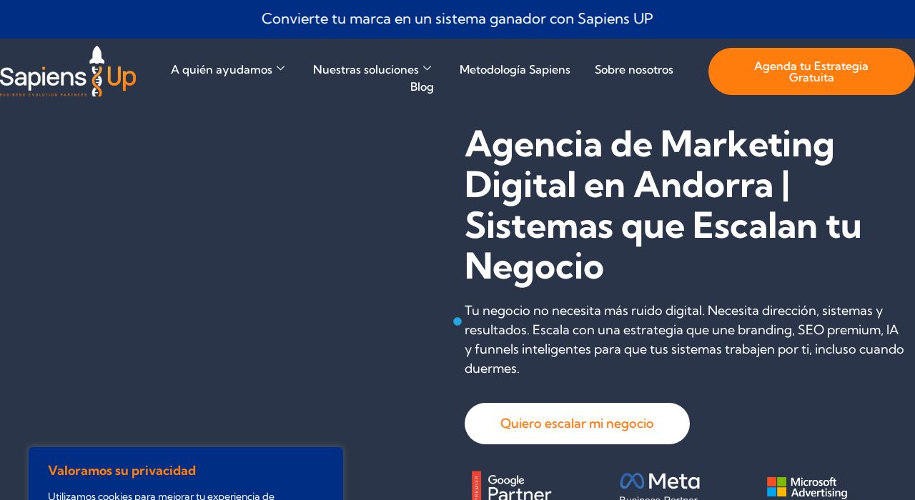 Captura de la web de Sapiens UP
