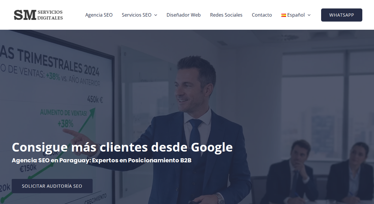 Captura de la web de SM Servicios Digitales