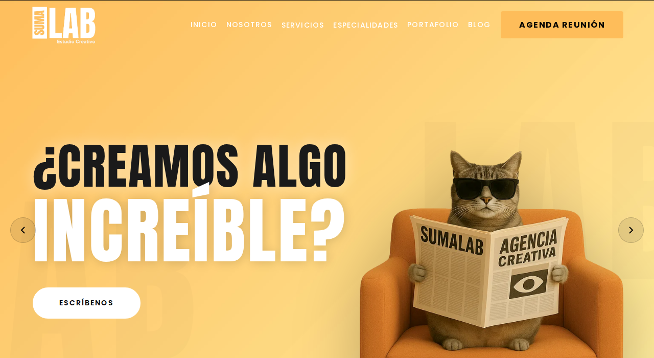 Captura de la web de sumalab