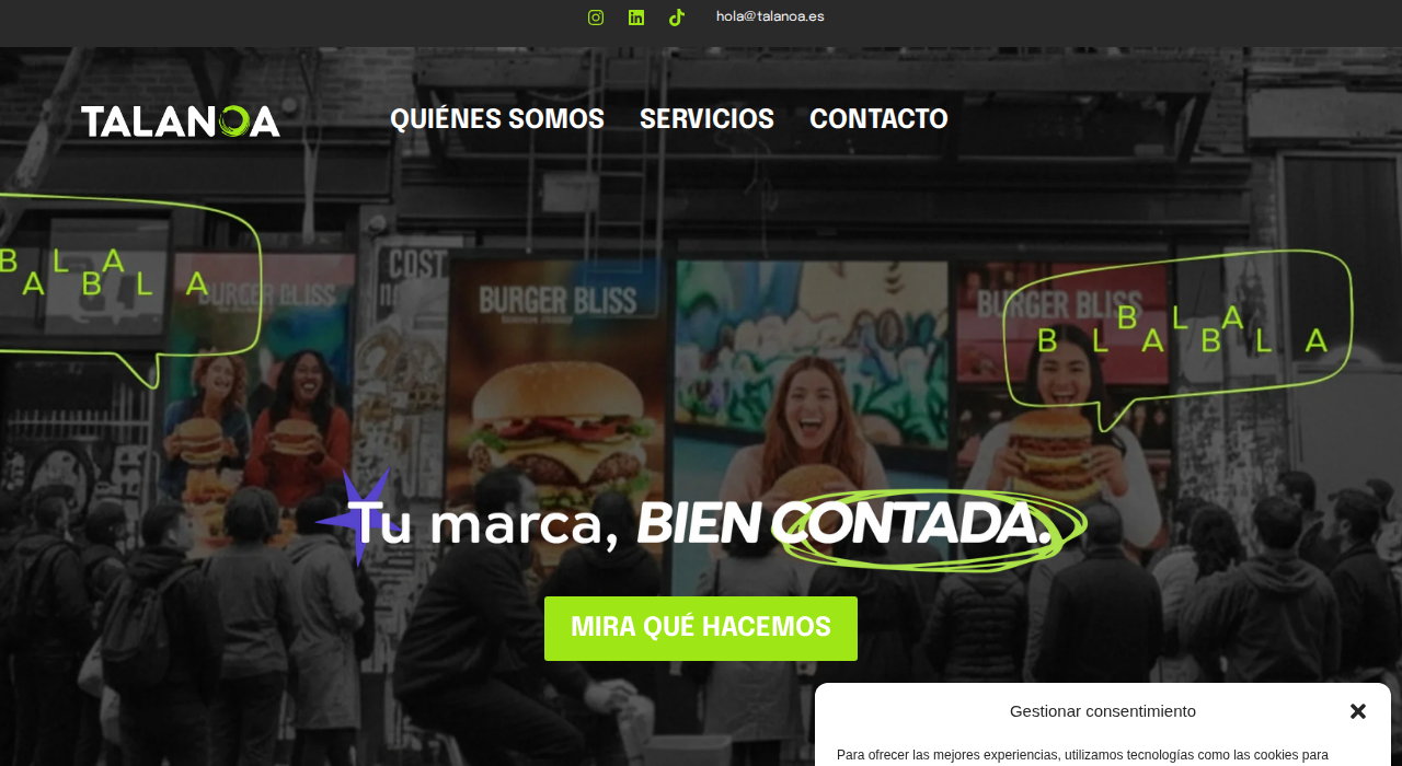 Captura de la web de talanoa
