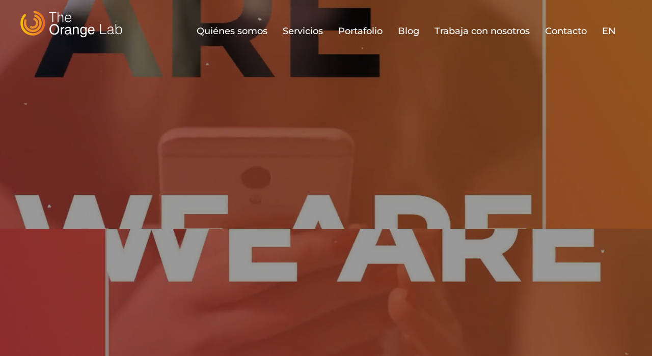 Captura de la web de the-orange-lab